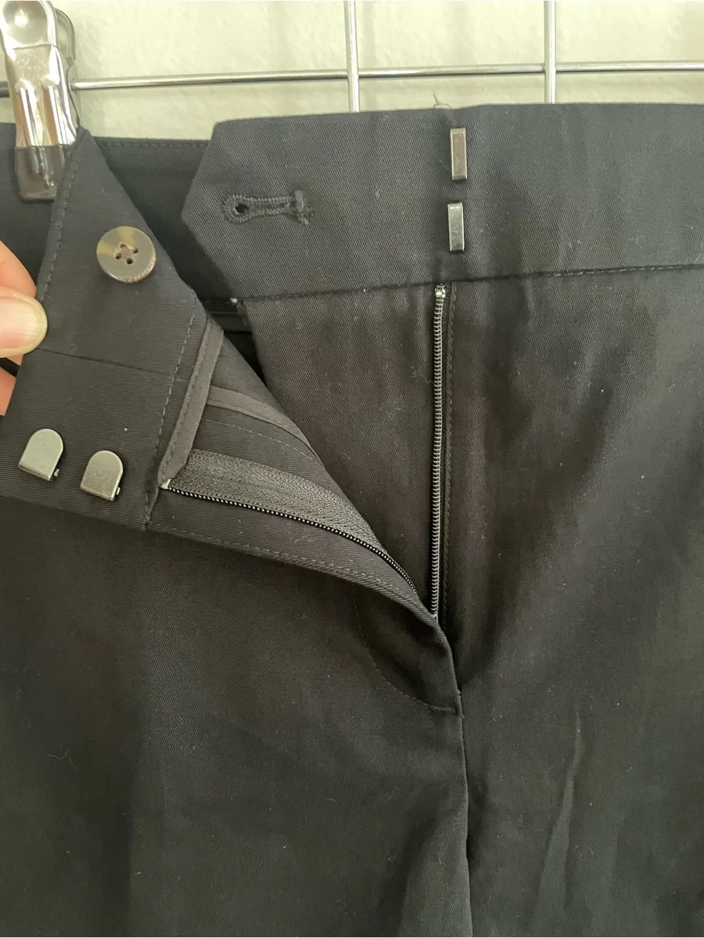 Ann Taylor Black Tailored Shorts